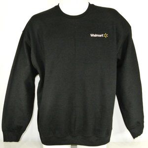 WALMART Associate Black Sweatshirt Employee Uniform Shirt Size M Medium